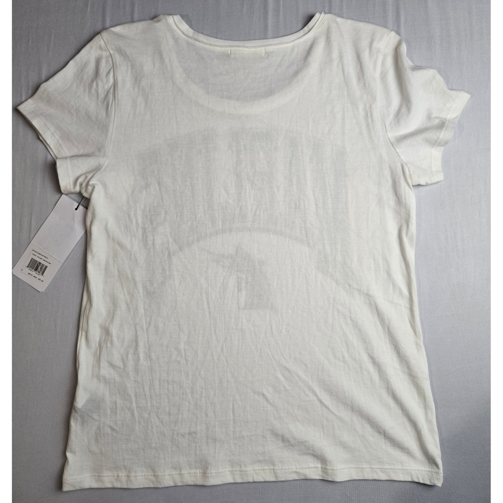 47 Brand Florida Marlins Womens White Graphic T-Shirt Scoop Neck Medium NWT - Picture 2 of 5